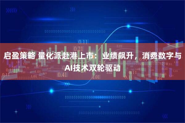 启盈策略 量化派赴港上市：业绩飙升，消费数字与AI技术双轮驱动